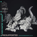 Flesh Crafter - 6 Models - Demon & scenery - PRESUPPORTED - Hell Hath No Fury - 32mm scale