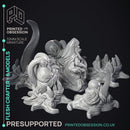 Flesh Crafter - 6 Models - Demon & scenery - PRESUPPORTED - Hell Hath No Fury - 32mm scale