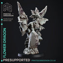 Flower Psudo Dragon - Elemental Familar - PRESUPPORTED - 32mm scale