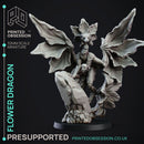Flower Psudo Dragon - Elemental Familar - PRESUPPORTED - 32mm scale