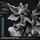 Flower Psudo Dragon - Elemental Familar - PRESUPPORTED - 32mm scale