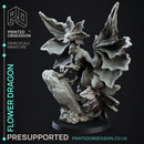 Flower Psudo Dragon - Elemental Familar - PRESUPPORTED - 32mm scale