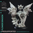Flower Psudo Dragon - Elemental Familar - PRESUPPORTED - 32mm scale