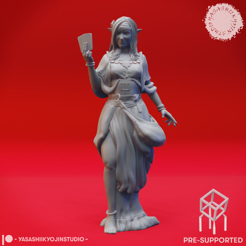 Vadoma - Fortune Teller Pair - Tabletop Miniatures (Pre-Supported)