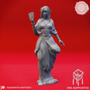 Vadoma - Fortune Teller Pair - Tabletop Miniatures (Pre-Supported)