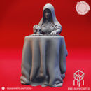 Vadoma - Fortune Teller Pair - Tabletop Miniatures (Pre-Supported)