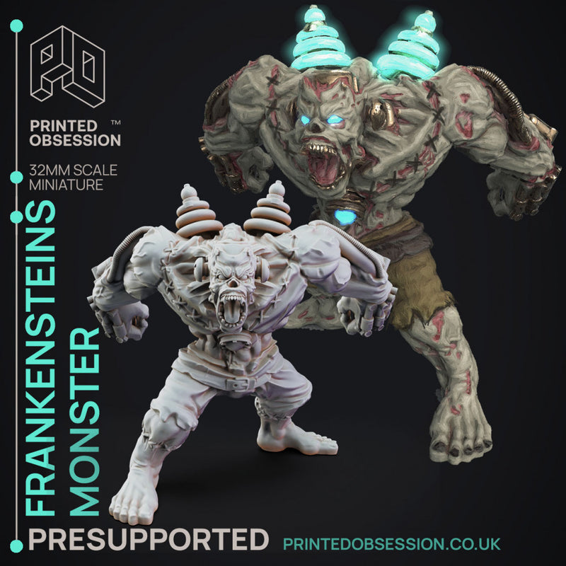 Frankensteins Monster - Halloween - PRESUPPORTED - 32mm scale - Only-Games