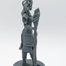 Elf Forest Druid Freya - Elf Mystic Forest  Druid- 75mm + 35mm Scale