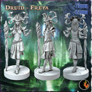 Elf Forest Druid Freya - Elf Mystic Forest  Druid- 75mm + 35mm Scale