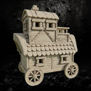 Merchant Caravan - Fantasy Terrain Prop STL, DnD & Wargaming Scenery