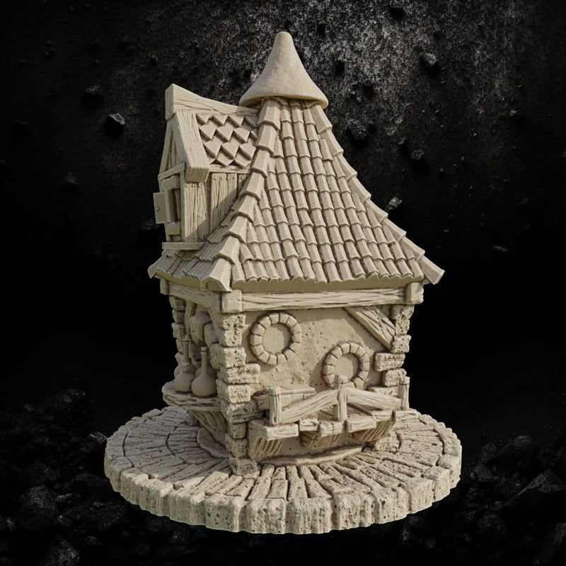 Potions Shop - Fantasy Village Terrain STL, DnD & Wargaming Scenery