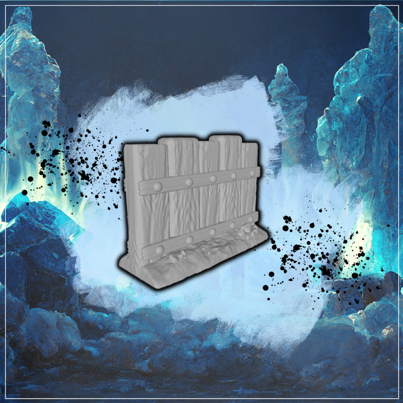 Wooden Fence Set - Modular Farm Fencing STL, DnD & Wargaming Terrain