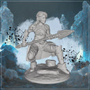 Heavy Armor Female Elf 2 - Fantasy Miniature STL, DnD & Wargaming