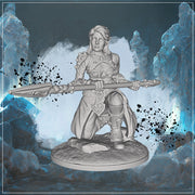 Heavy Armor Female Elf 3 - Fantasy Miniature STL, DnD & Wargaming - Only-Games