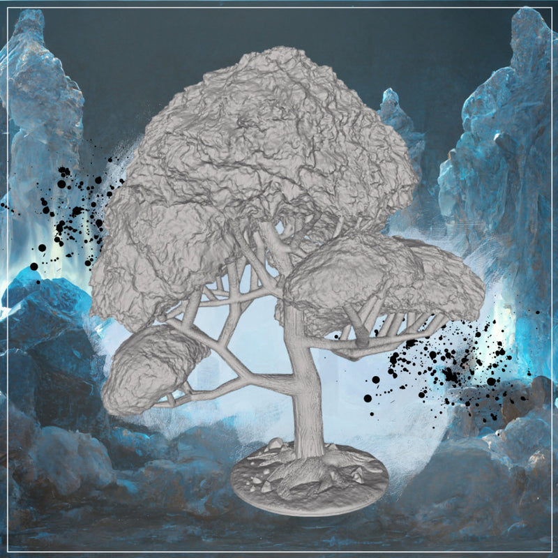Tree 3 - Wilderness Terrain Prop STL, DnD & Wargaming Scenery