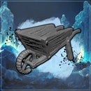 Wooden Wheelbarrow - Farm Prop STL, DnD & Wargaming Terrain