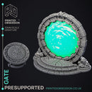 Gates - Enviroment Model - Court of Anubis -  PRESUPPORTED - Illustrated and Stats - 32mm scale