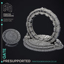 Gates - Enviroment Model - Court of Anubis -  PRESUPPORTED - Illustrated and Stats - 32mm scale