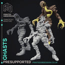 Ghast Busters - 16 Models -  PRESUPPORTED - Illustrated and Stats - 32mm scale