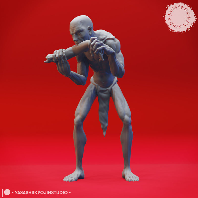 Ghoul Mob - Tabletop Miniatures (Pre-Supported)