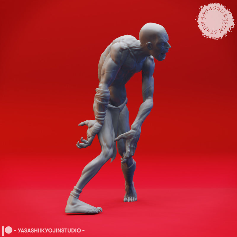 Ghoul Mob - Tabletop Miniatures (Pre-Supported)