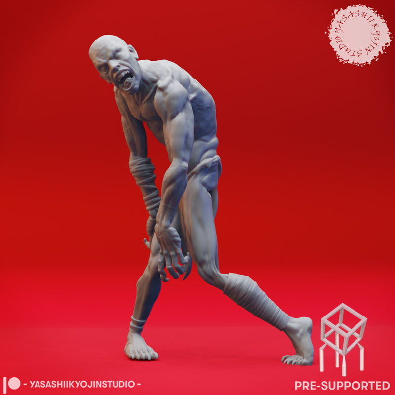 Alert Ghoul - Tabletop Miniature (Pre-Supported)