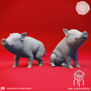 Giant Boar Piglets - Tabletop Miniature (Pre-Supported) - Only-Games