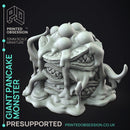Giant Pancake Monster - Boss Monster -  PRESUPPORTED - Illustrated and Stats - 32mm scale