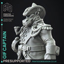 Giff Captain - Space Adventures - Weird Shores - PRESUPPORTED - 32mm scale