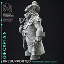 Giff Captain - Space Adventures - Weird Shores - PRESUPPORTED - 32mm scale