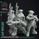 Giff Riflemen x4 - Weird Shores - PRESUPPORTED - 32mm scale