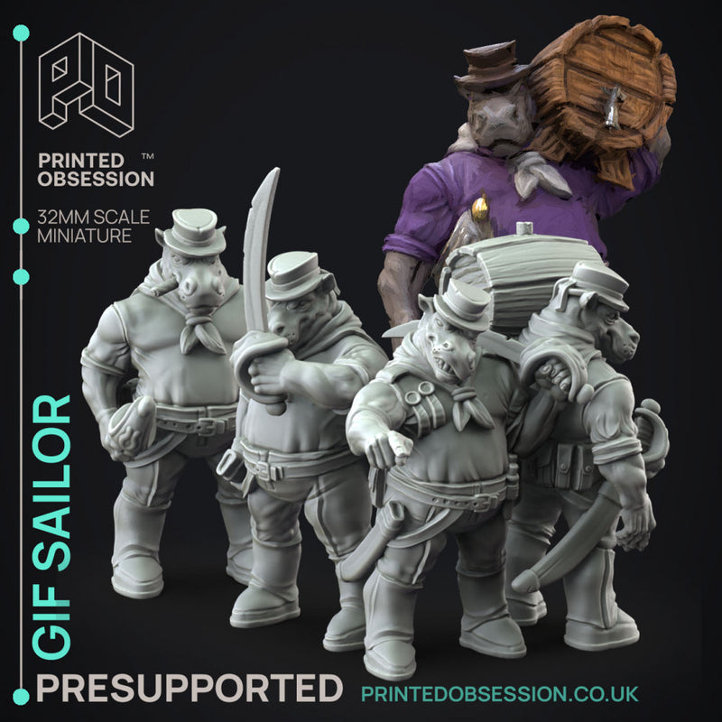 Weird Shores - Spell Jammer - 18 Model - PRESUPPORTED - 32mm Scale