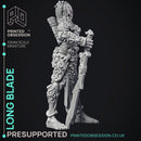 Long Blade - Gyth - PRESUPPORTED - D&D 32mm