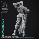 Long Blade - Gyth - PRESUPPORTED - D&D 32mm