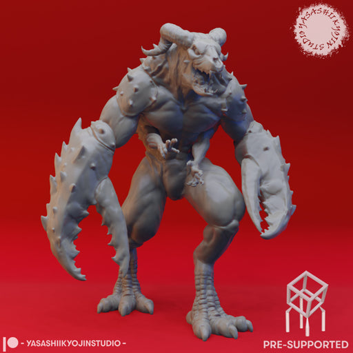 Glabrezu - Tabletop Miniature (Pre-Supported) - Only-Games