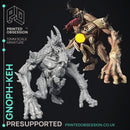 Gnophkeh - The Wondering Desert -  PRESUPPORTED - Illustrated and Stats - 32mm scale