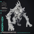 Gnophkeh - The Wondering Desert -  PRESUPPORTED - Illustrated and Stats - 32mm scale