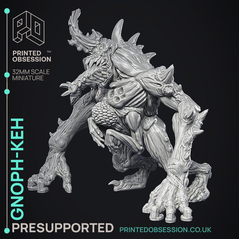 Gnophkeh - The Wondering Desert -  PRESUPPORTED - Illustrated and Stats - 32mm scale