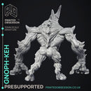 Gnophkeh - The Wondering Desert -  PRESUPPORTED - Illustrated and Stats - 32mm scale