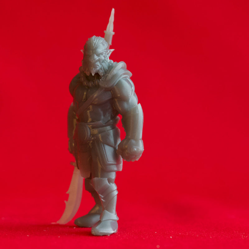 Hobgoblin Halberdier - Book of Beasts - Tabletop Miniatures (Pre-Supported)