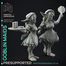 Goblin Maids - Goblins -  PRESUPPORTED - Illustrated and Stats - 32mm scale
