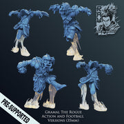Gramal - Globlin Rogue in Action and Football Pose - STL only - Only-Games