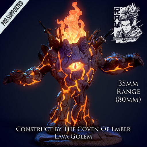 Lava Golem - STL only - Only-Games