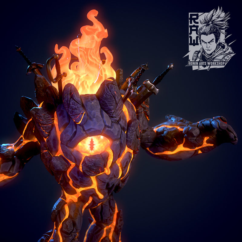 Lava Golem - STL only - Only-Games