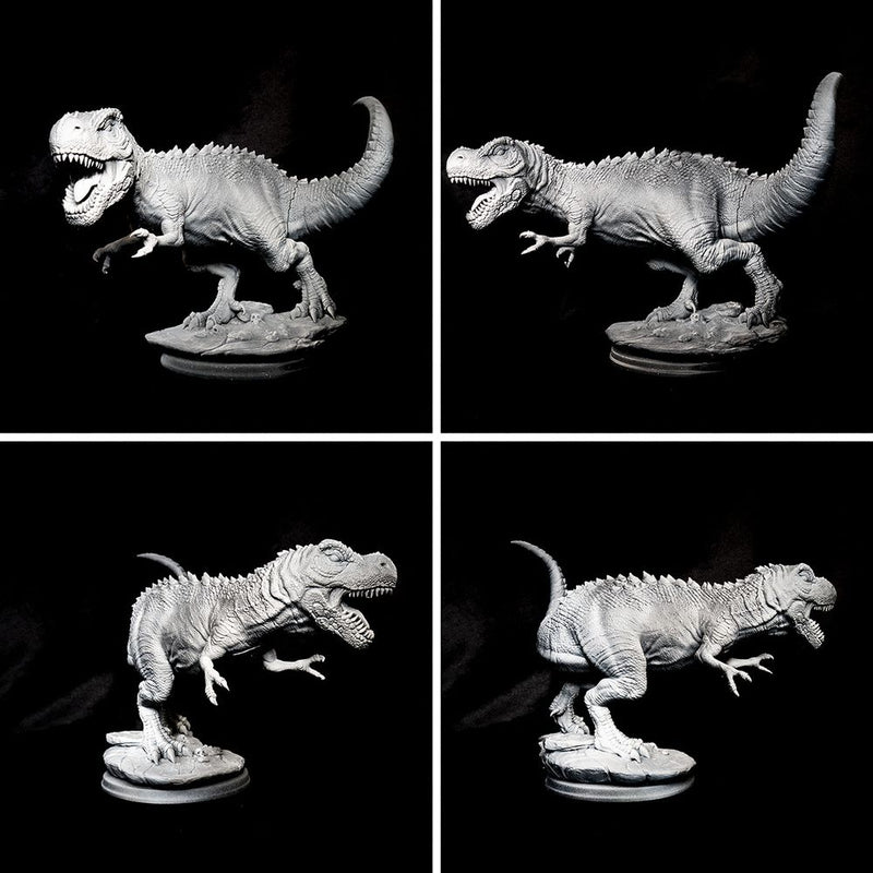 Kravos And Gorefang - Barbarian riging on T-Rex - STL only - Only-Games