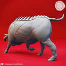 Charging Gorgon - Tabletop Miniature (Pre-Supported)