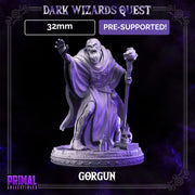 5 miniatures - 32mm - Classic RPG game enemies bundle - DARK WIZARDS - MASTERS OF DUNGEONS QUEST - Only-Games