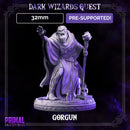 5 miniatures - 32mm - Classic RPG game enemies bundle - DARK WIZARDS - MASTERS OF DUNGEONS QUEST - Only-Games