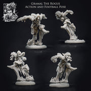 Gramal - Globlin Rogue in Action and Football Pose - STL only - Only-Games