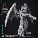 Grand Fiend - Large Demon - PRESUPPORTED - Hell Hath No Fury - 32mm Scale